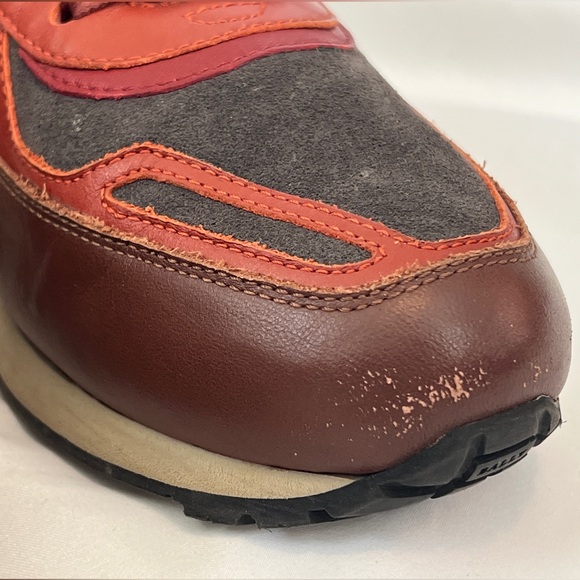 BALLY Asiaki Colorblock Leather High-Top Trainers Sneaker in Pumpkin * US Sz 8.5 - Picture 11 of 16